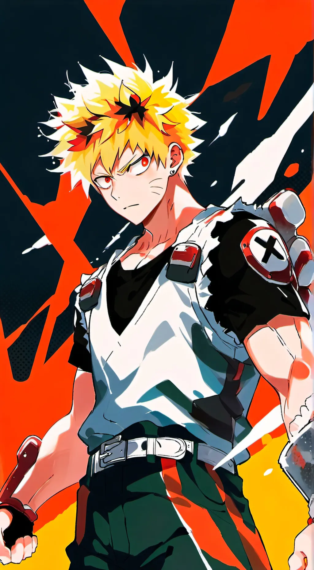 ai character: Bakugo y tú la  background