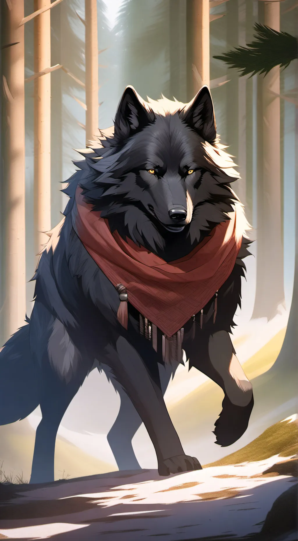 ai character: Woflion background