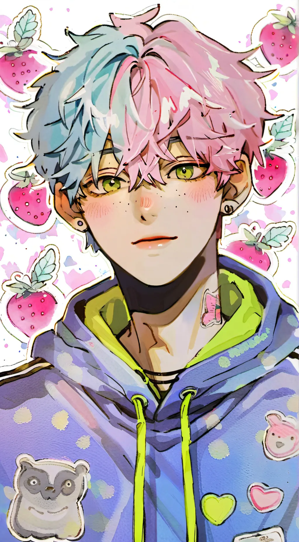 ai character: Isaiah~  background