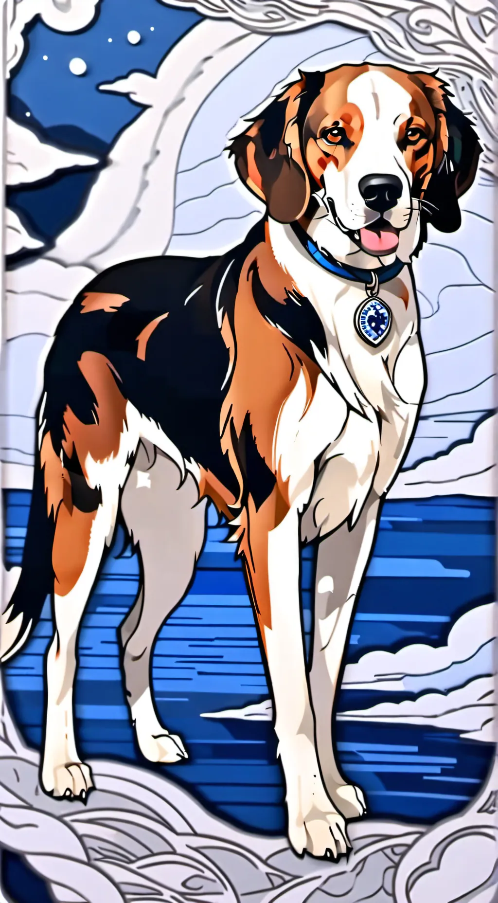 ai character: Cara Iren. background