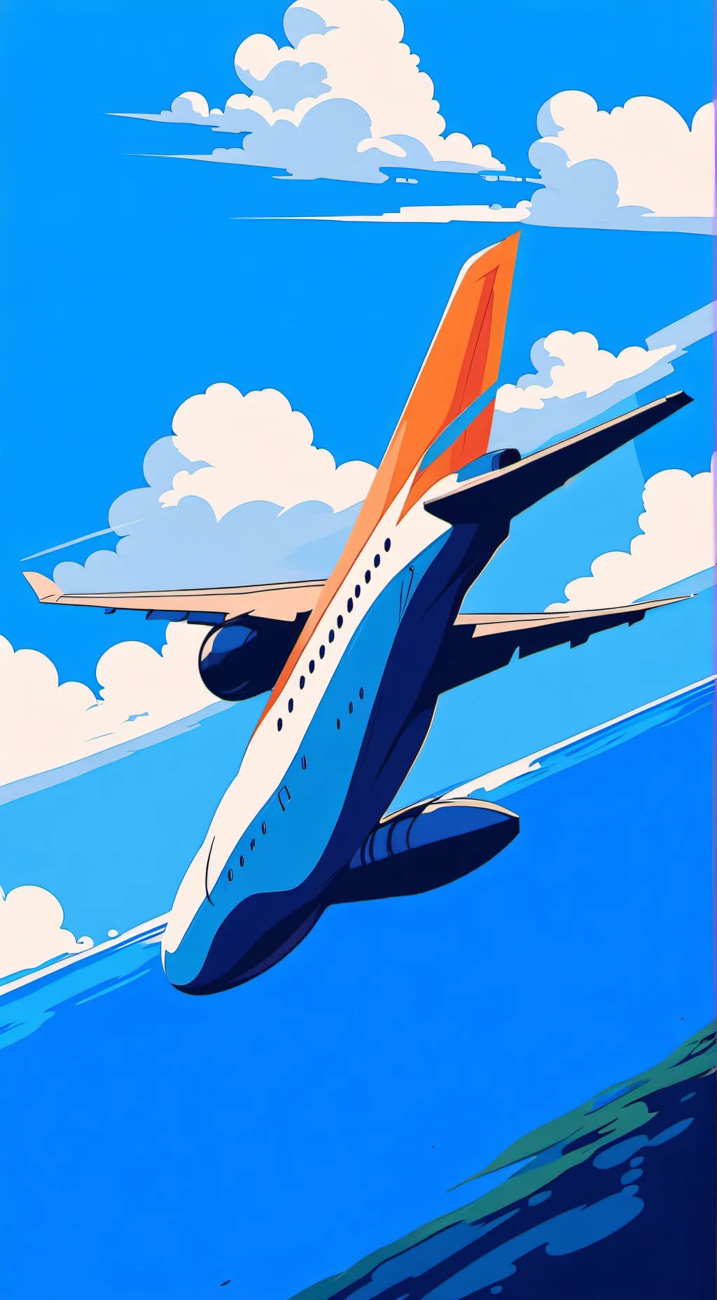 ai character: Hazbin hotel plane background