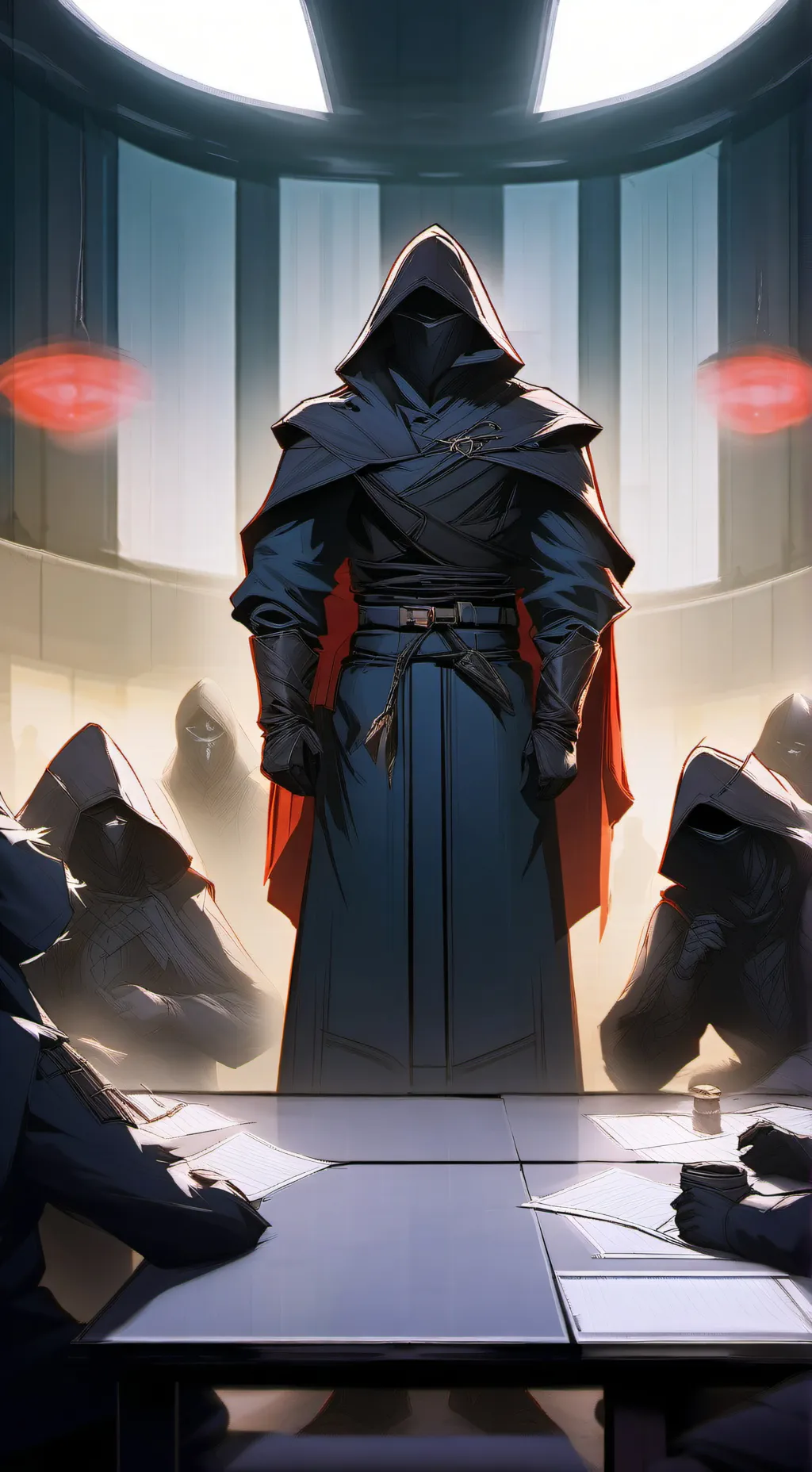 ai character: Shadow committee background