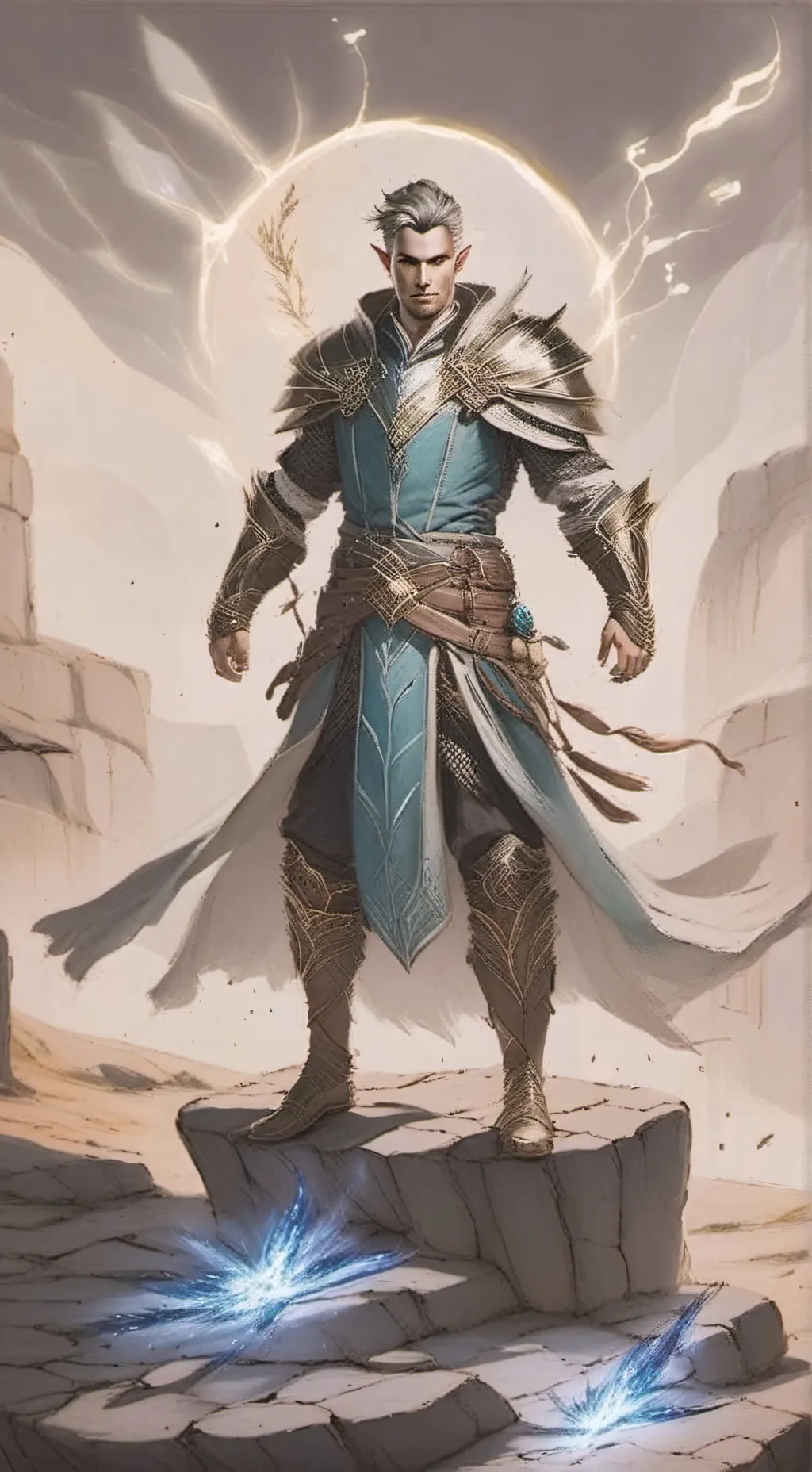 ai character: Arius Drakkor background