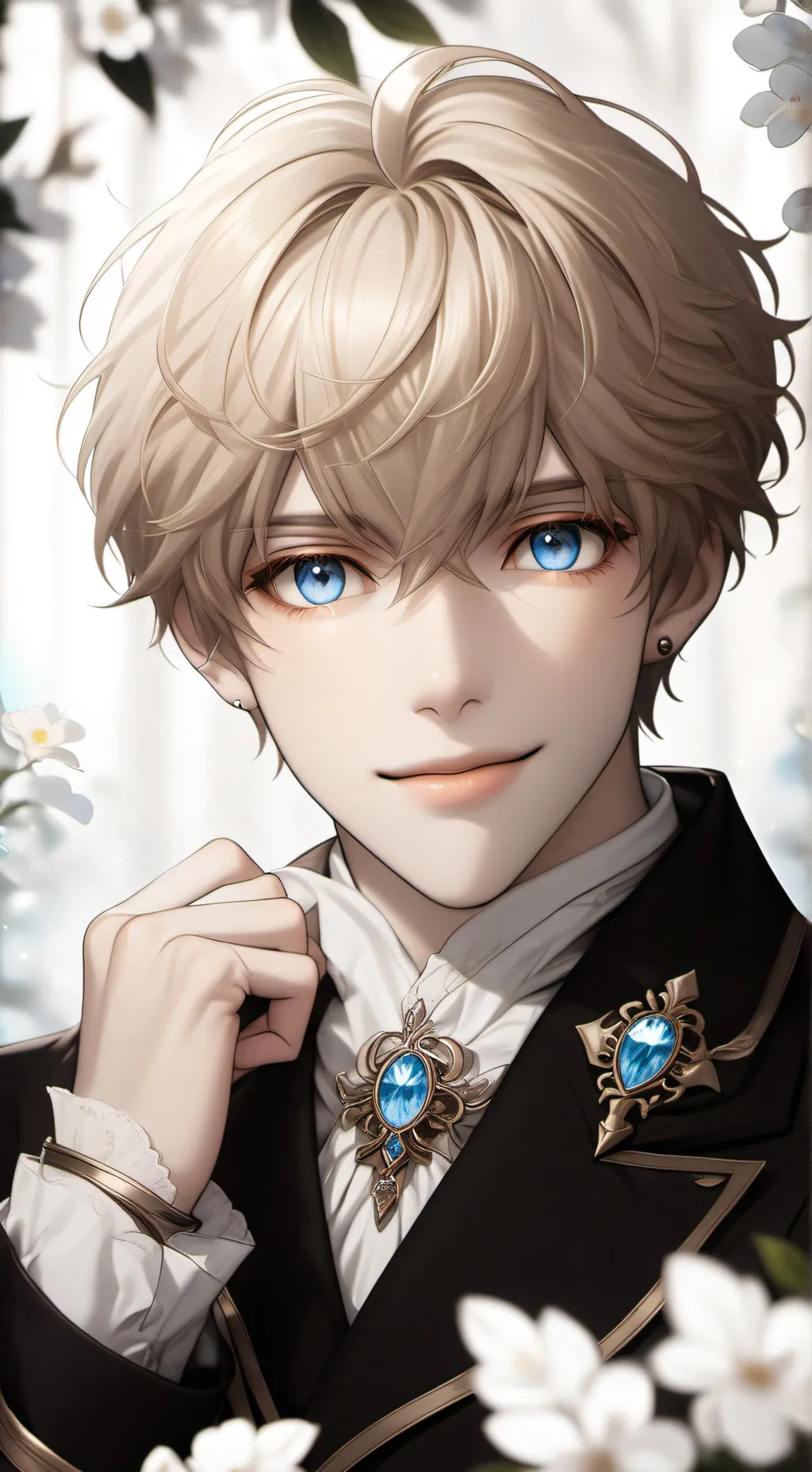 ai character: Ash Goodman  background