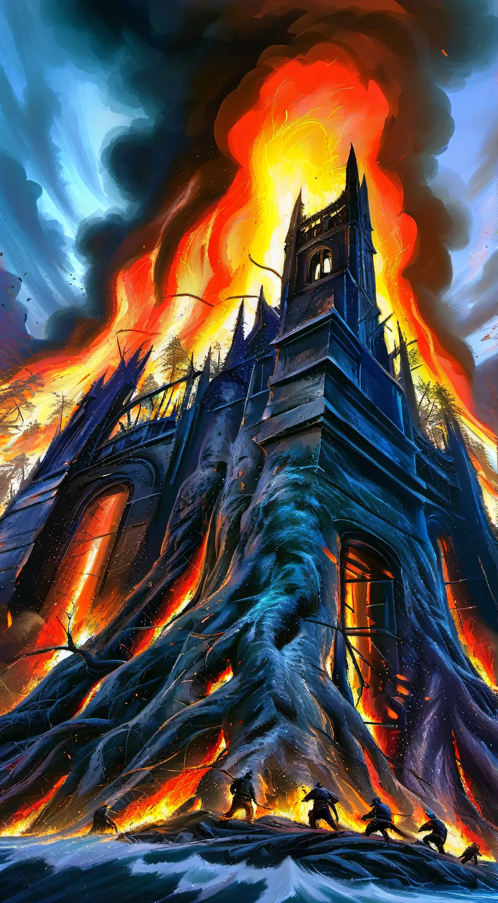 ai character: Bakugo caballero background