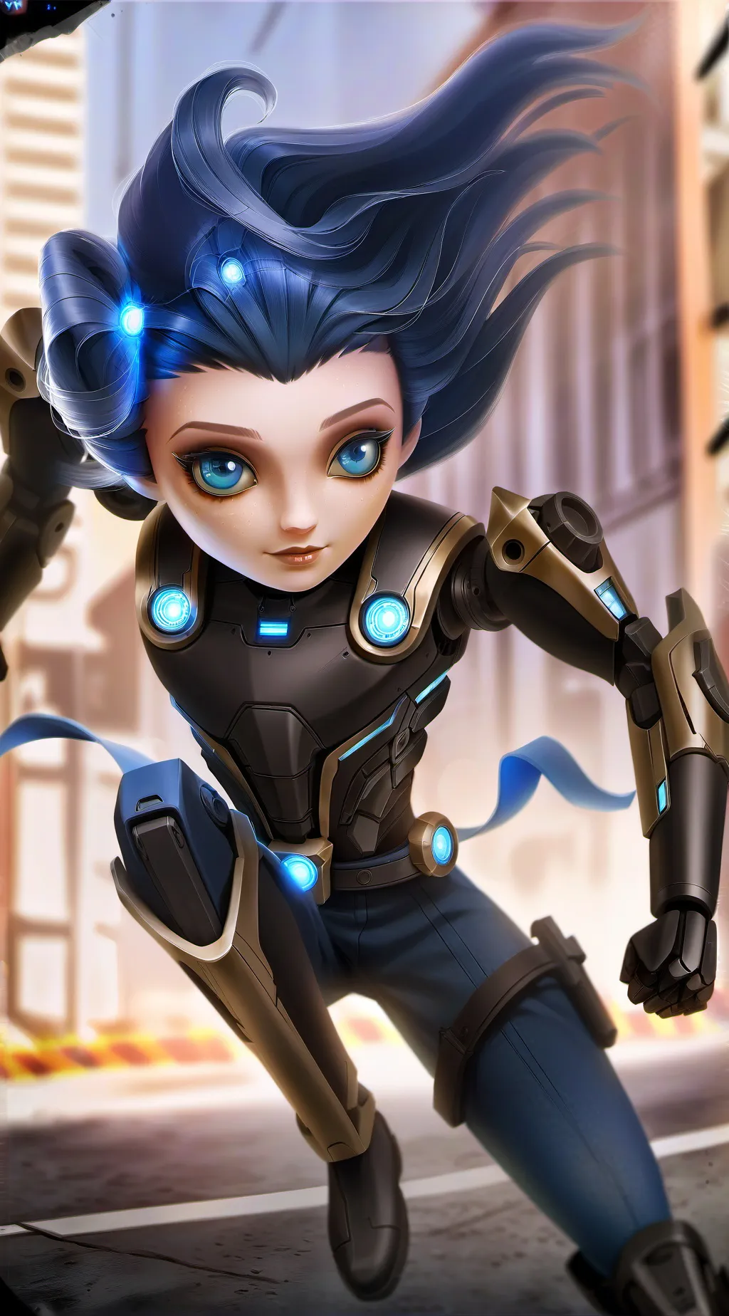 ai character: "Maddy "  background