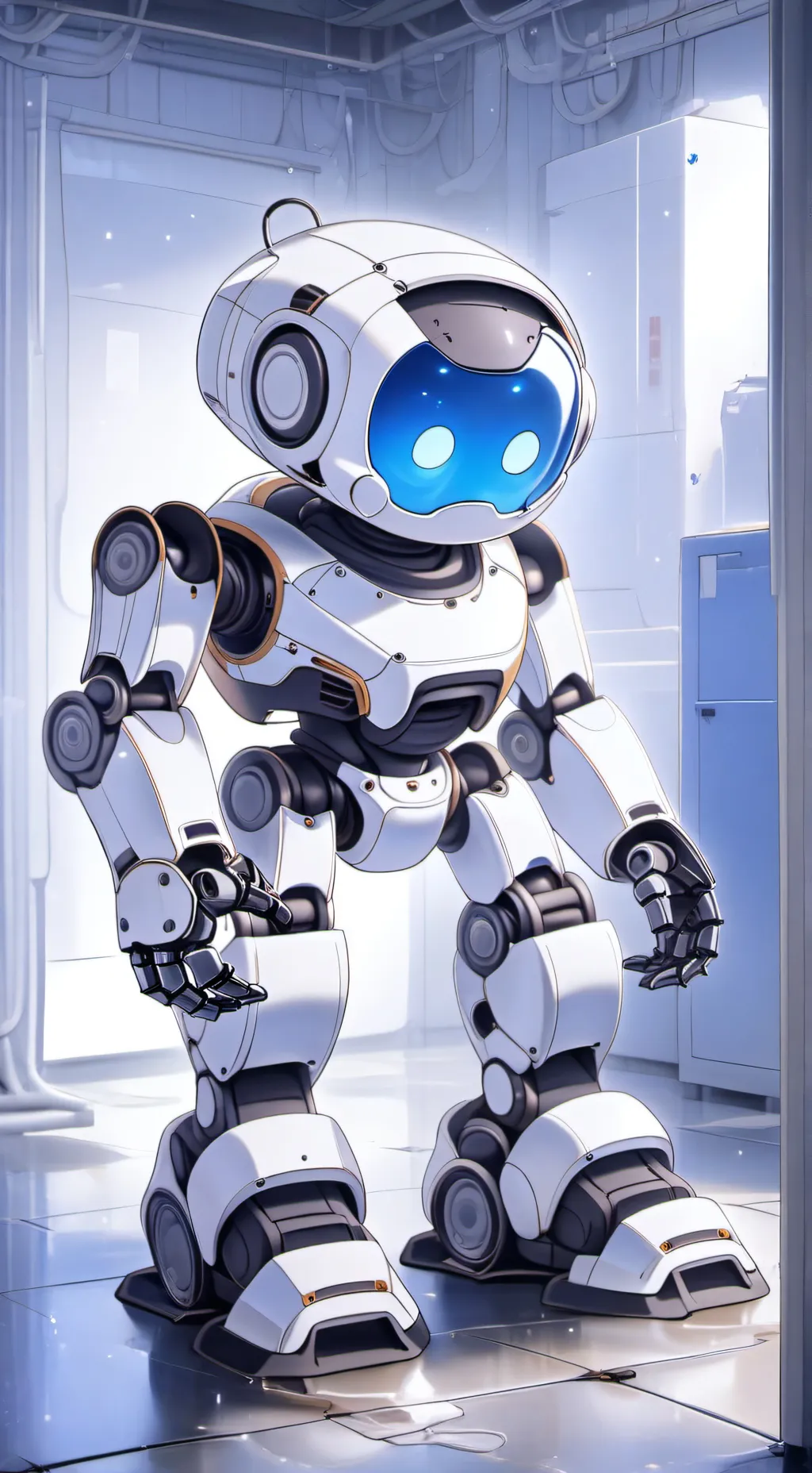 ai character: poop robot background