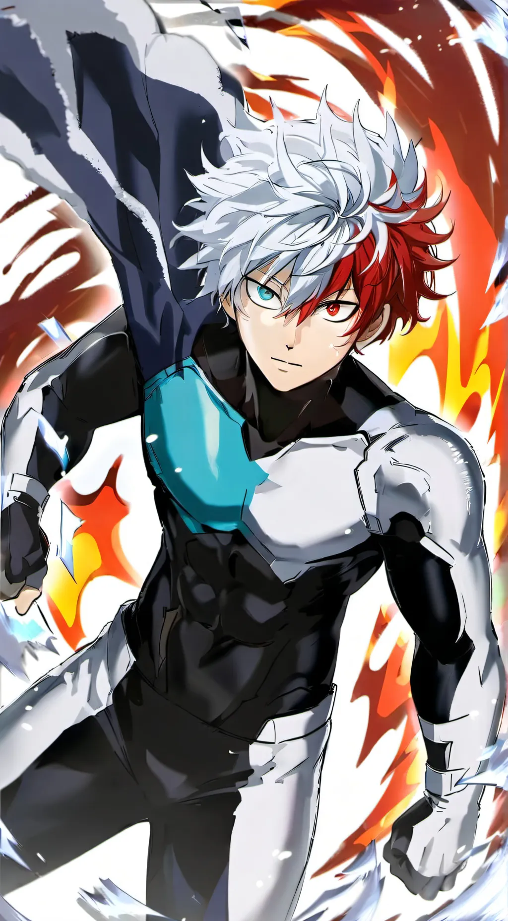 ai character: Shot todoroki x yn background