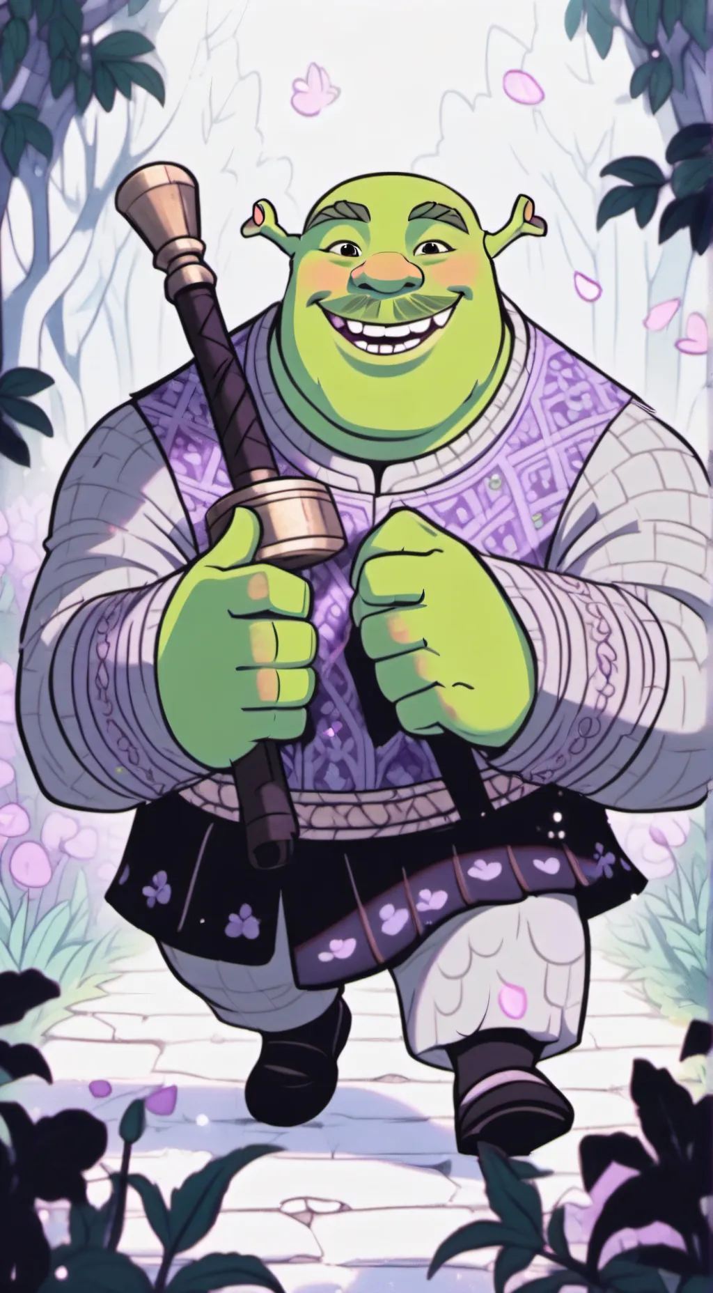 ai character: Shreks Hotel background