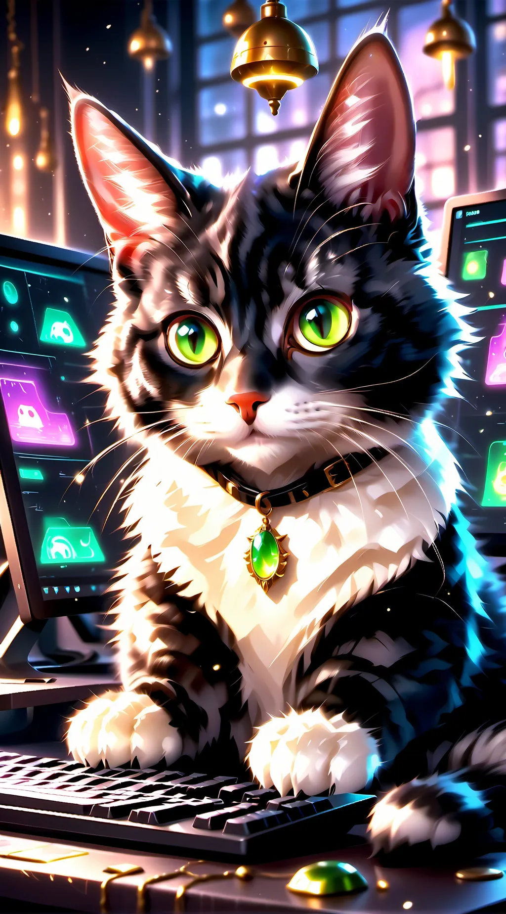 ai character: Pixel background