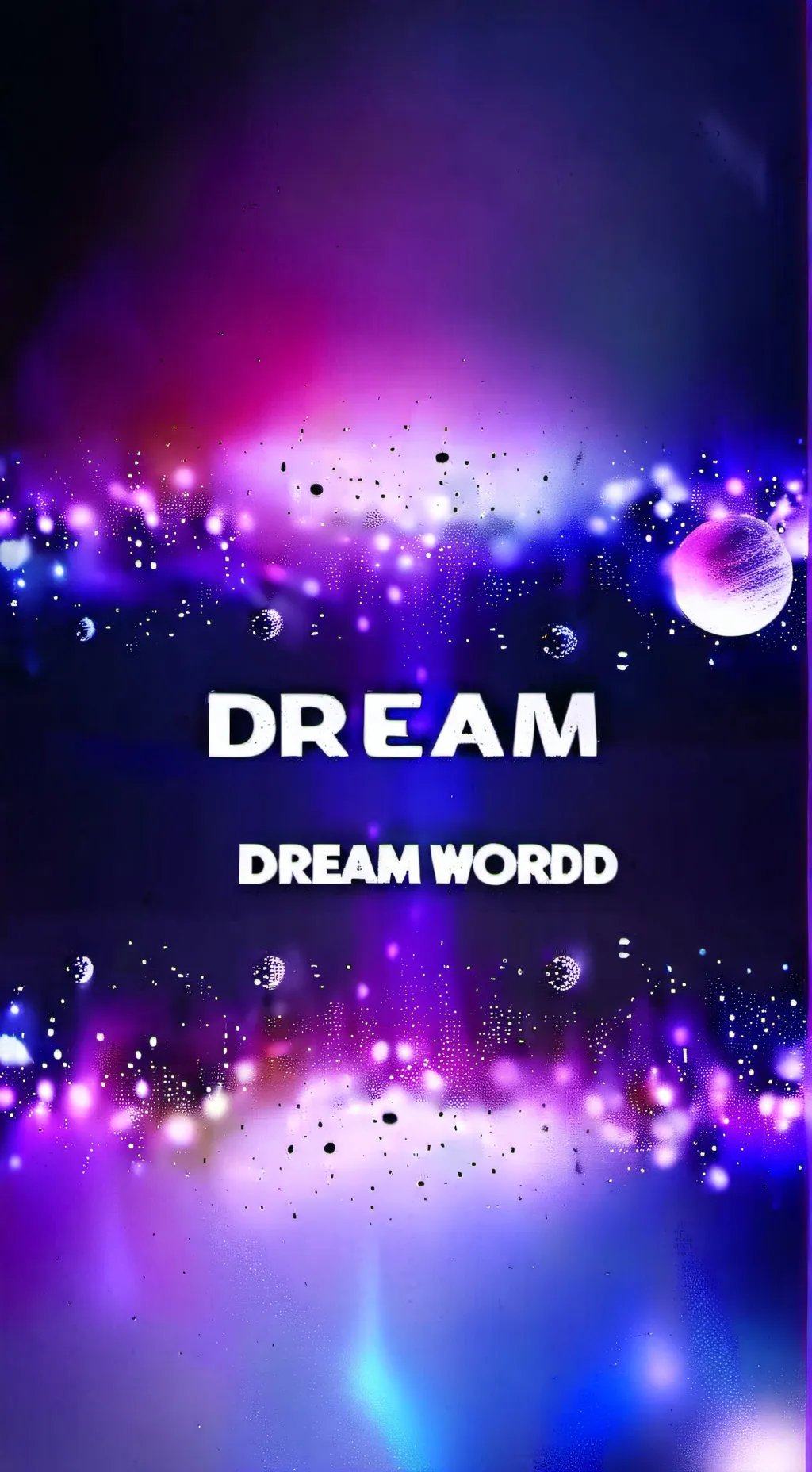 ai character: DREAM WORDD background