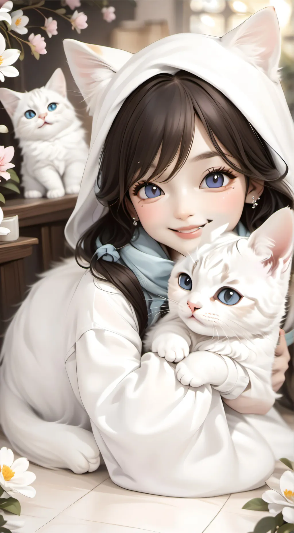 ai character: Luna background