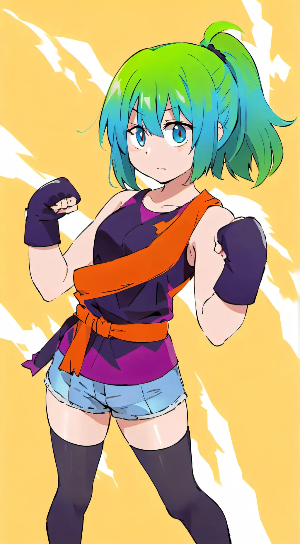 ai character: mha lily background