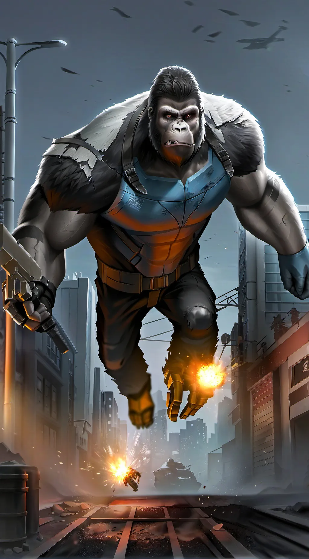 ai character: animal company  background