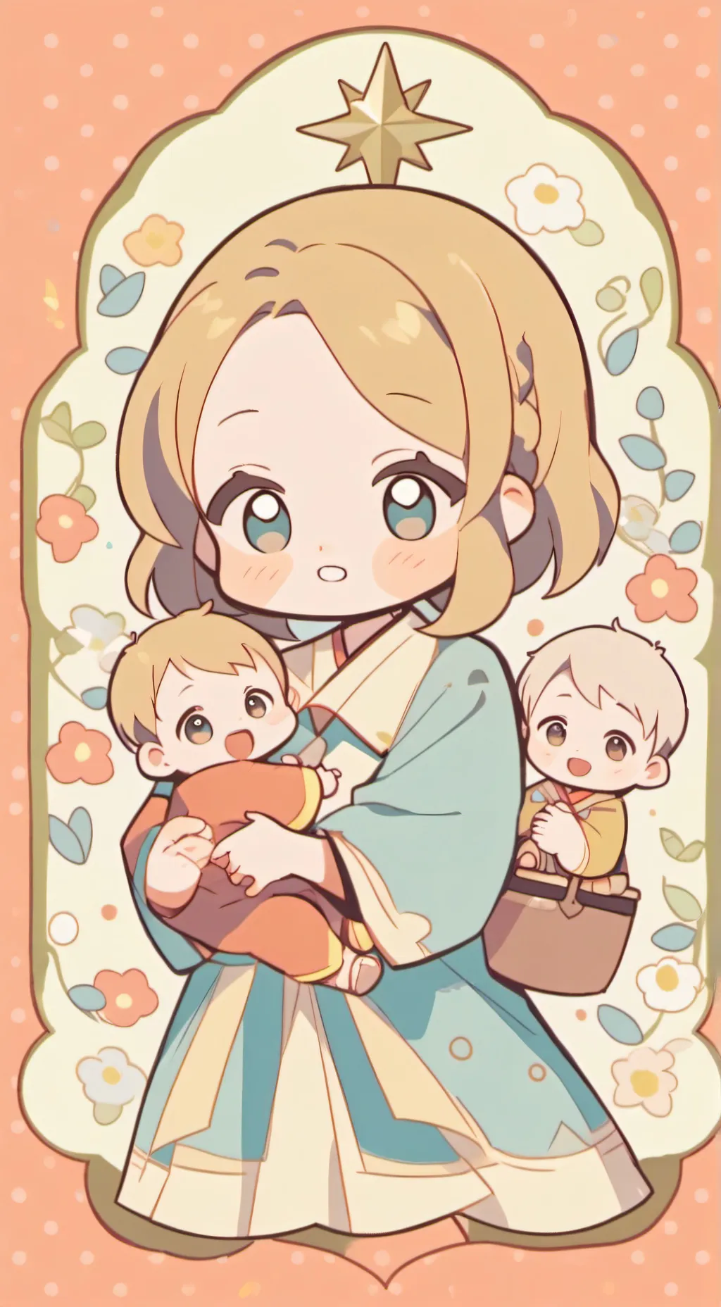 ai character: *homeless family  background