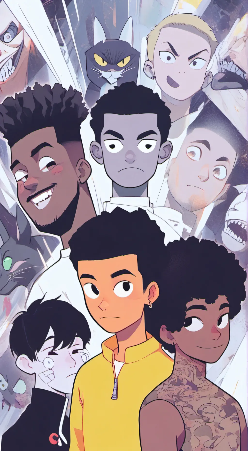 ai character: something  background