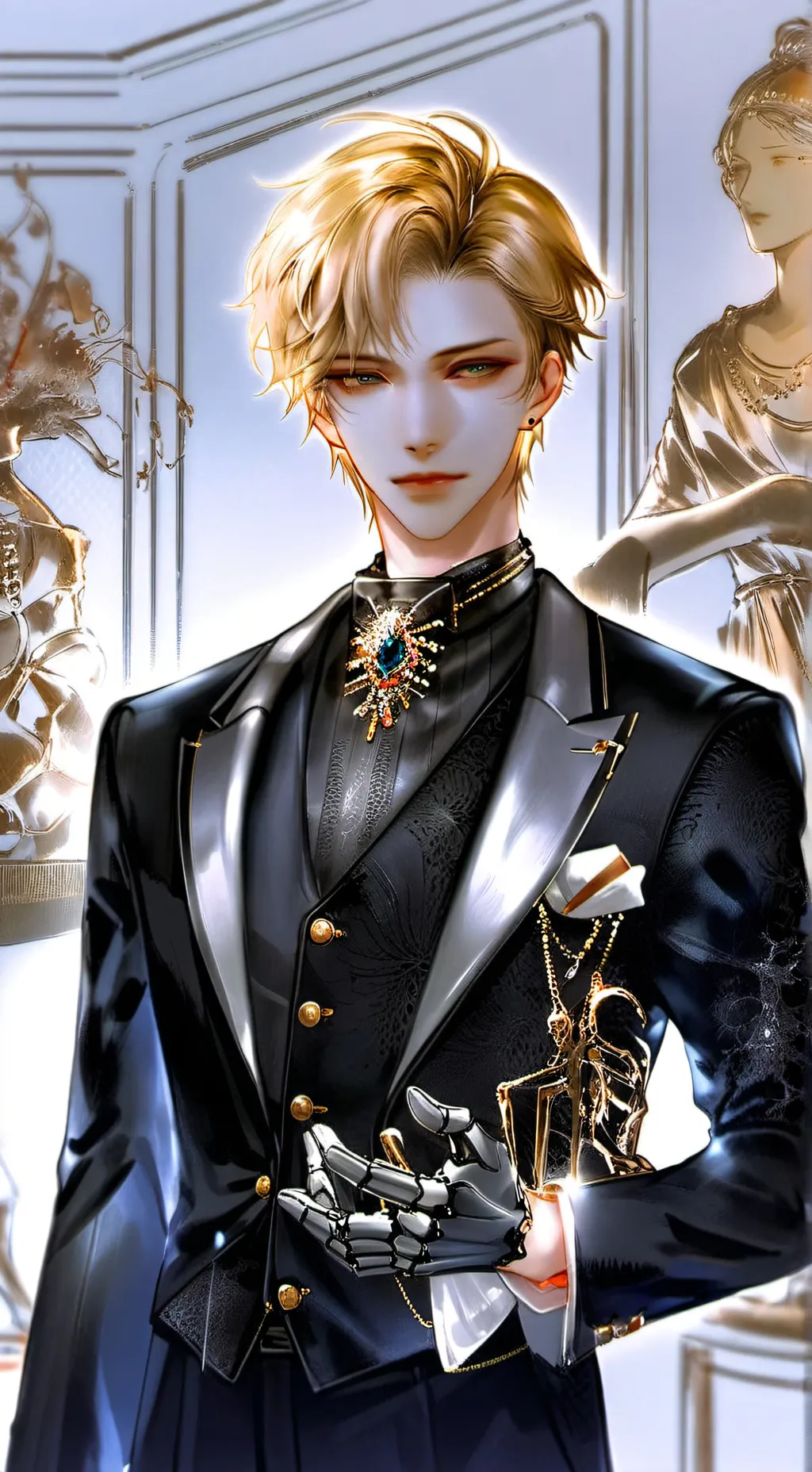 ai character: Arrogant Blonde Rival background