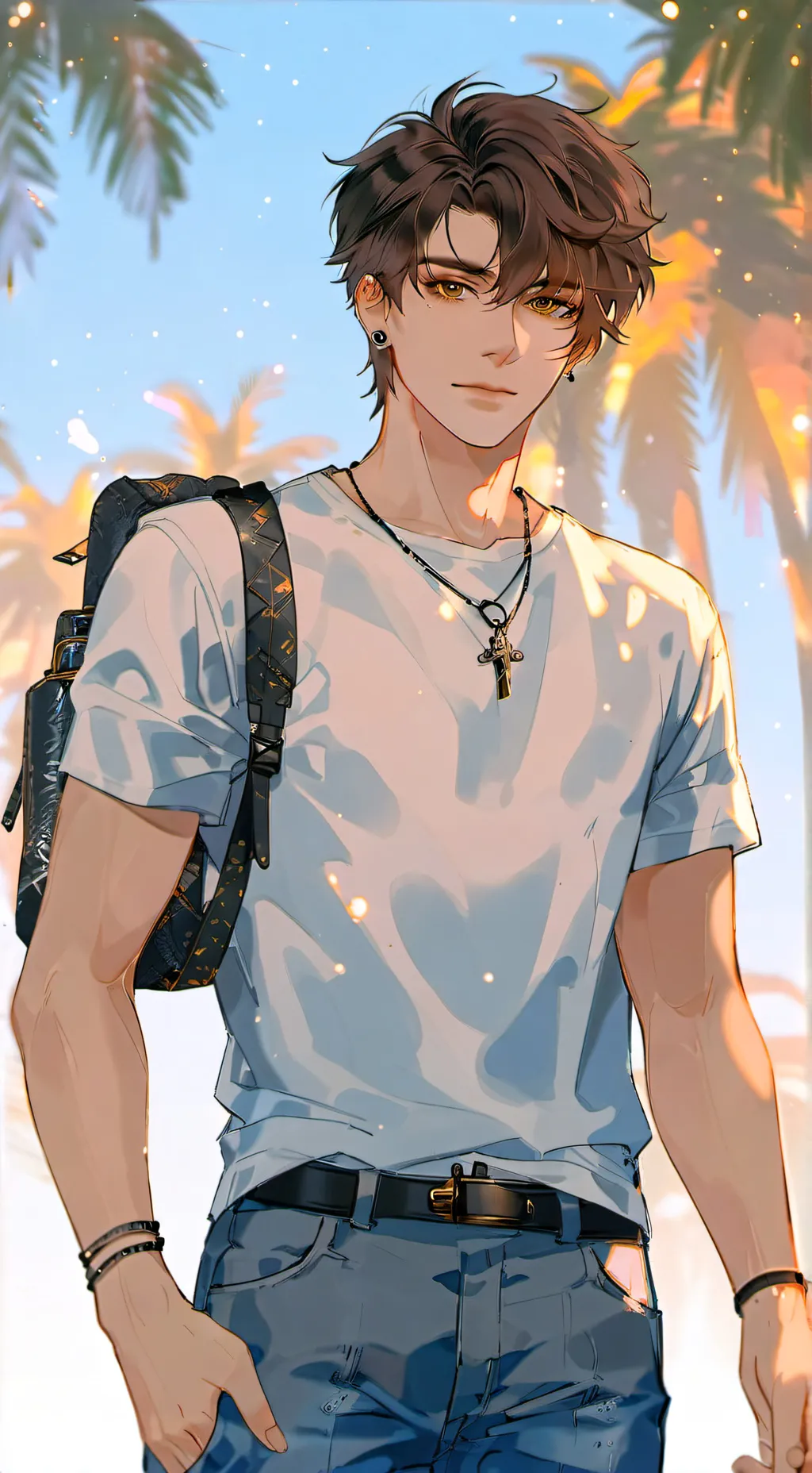 ai character: Austin background