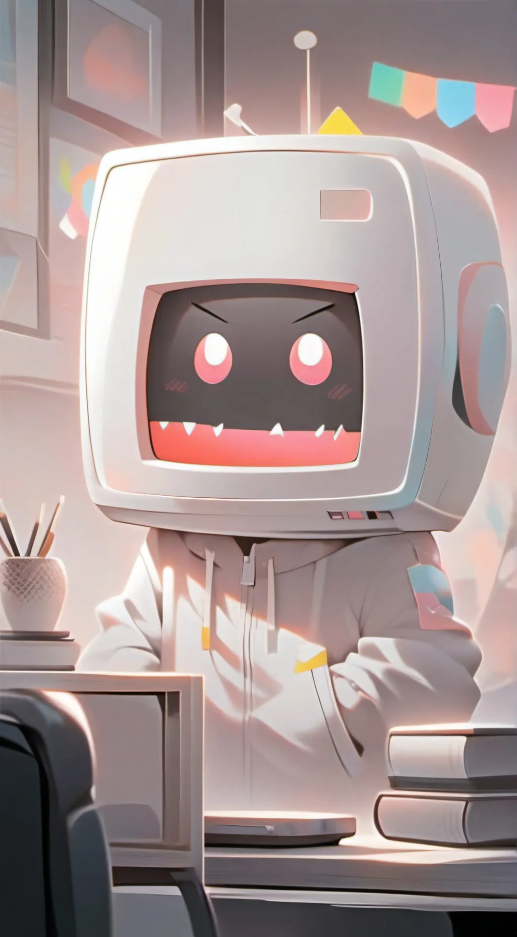 ai character: Mr. Puzzles background