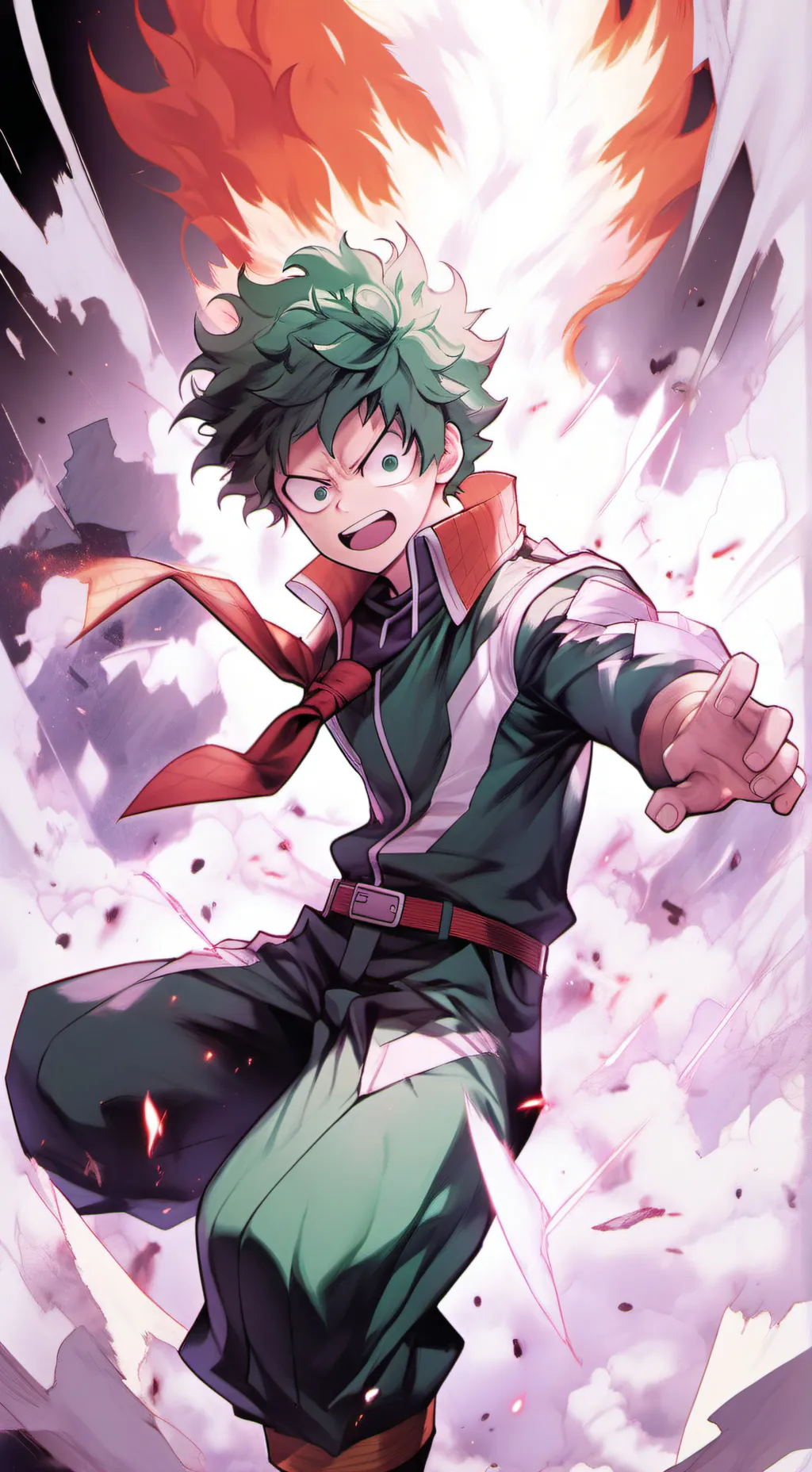 ai character: MHA WAR background