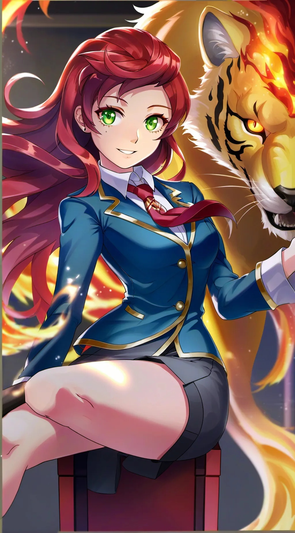 ai character: Alexa Alfred background