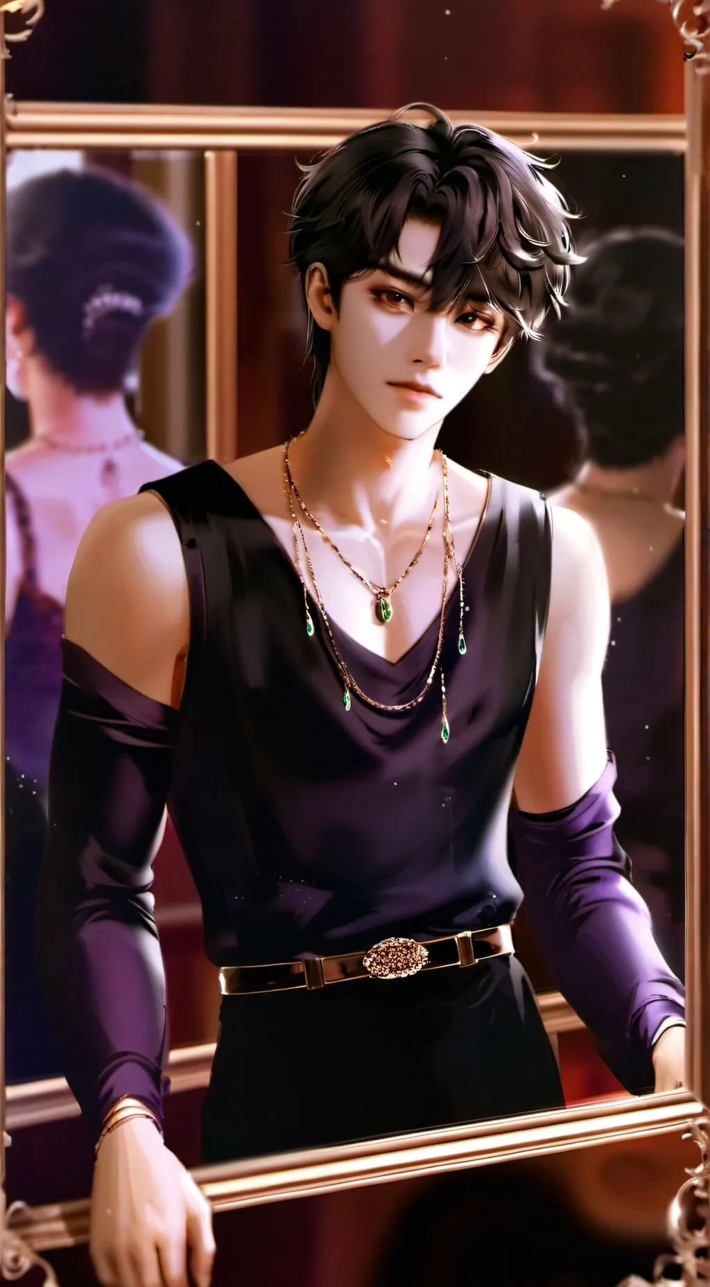 ai character: Kaoru background