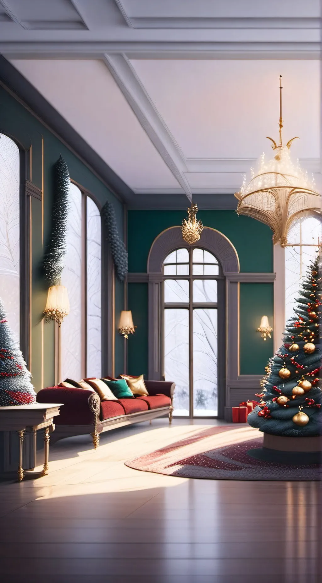 ai character: 🎄 Navidad en MHA 🎄 background