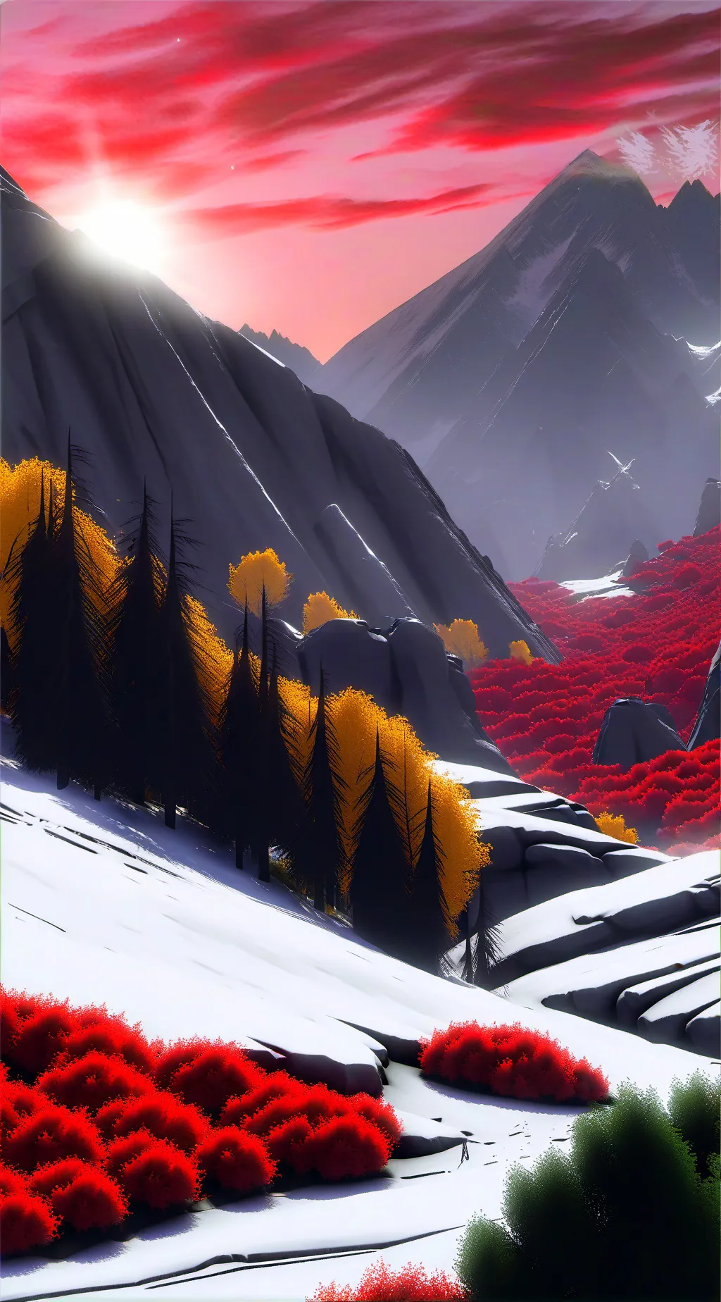 ai character: Forsaken sleepover background