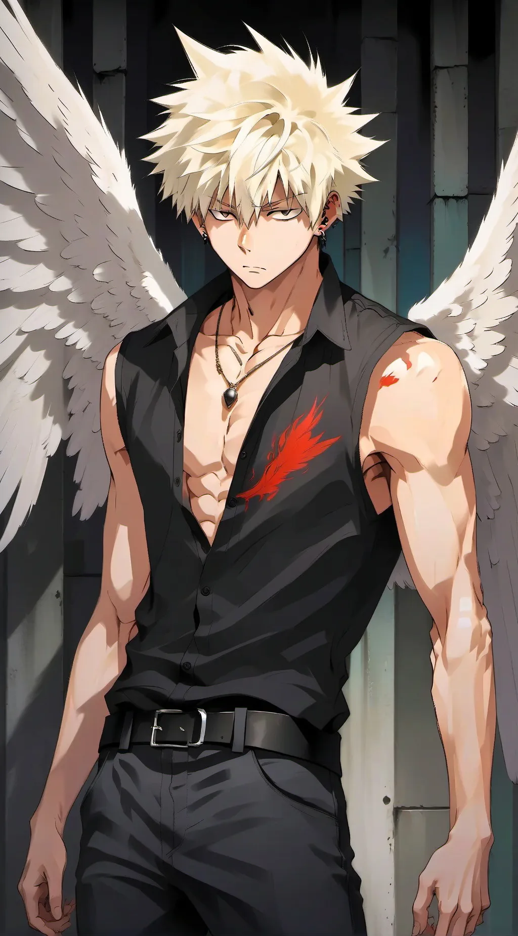 ai character: Angelic Bakugo background