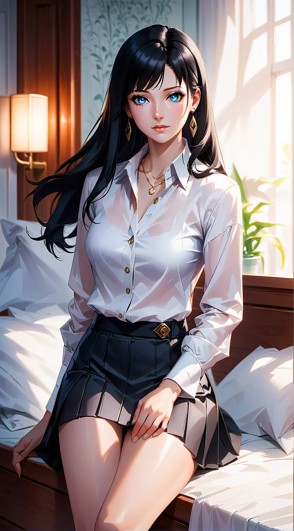 ai character: Sumirika funuké background