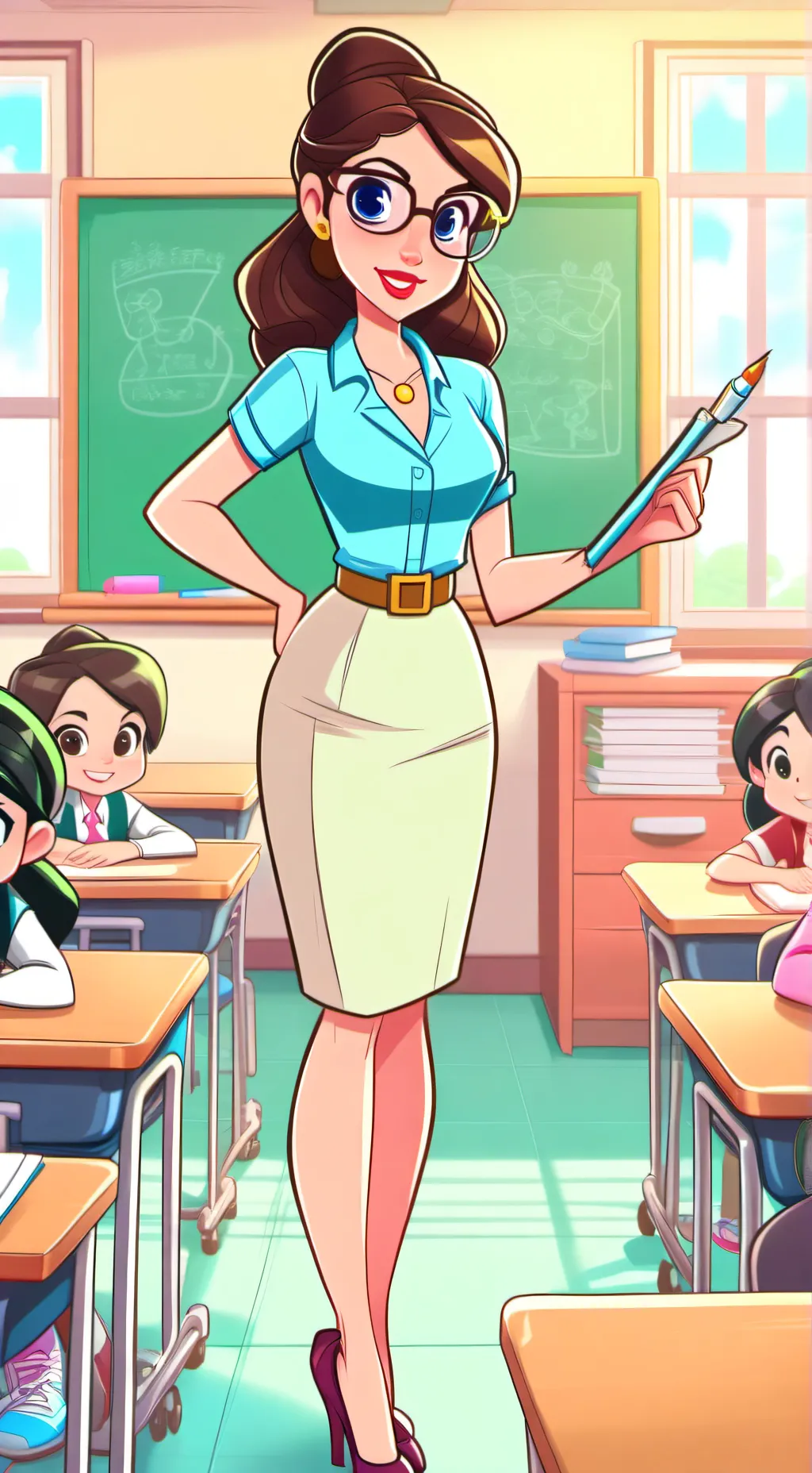 ai character: Miss Zoeller background