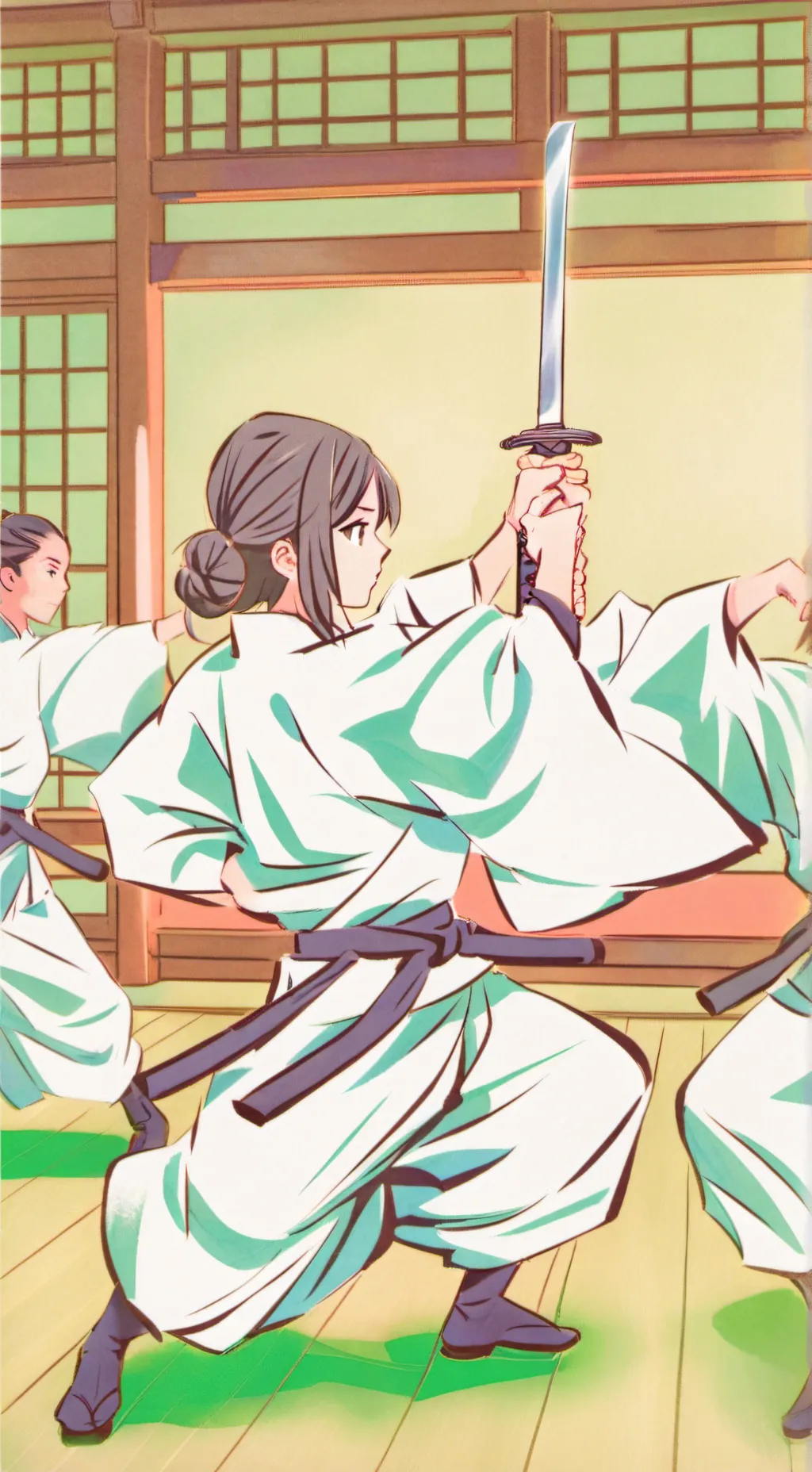 ai character: colega espadachim background