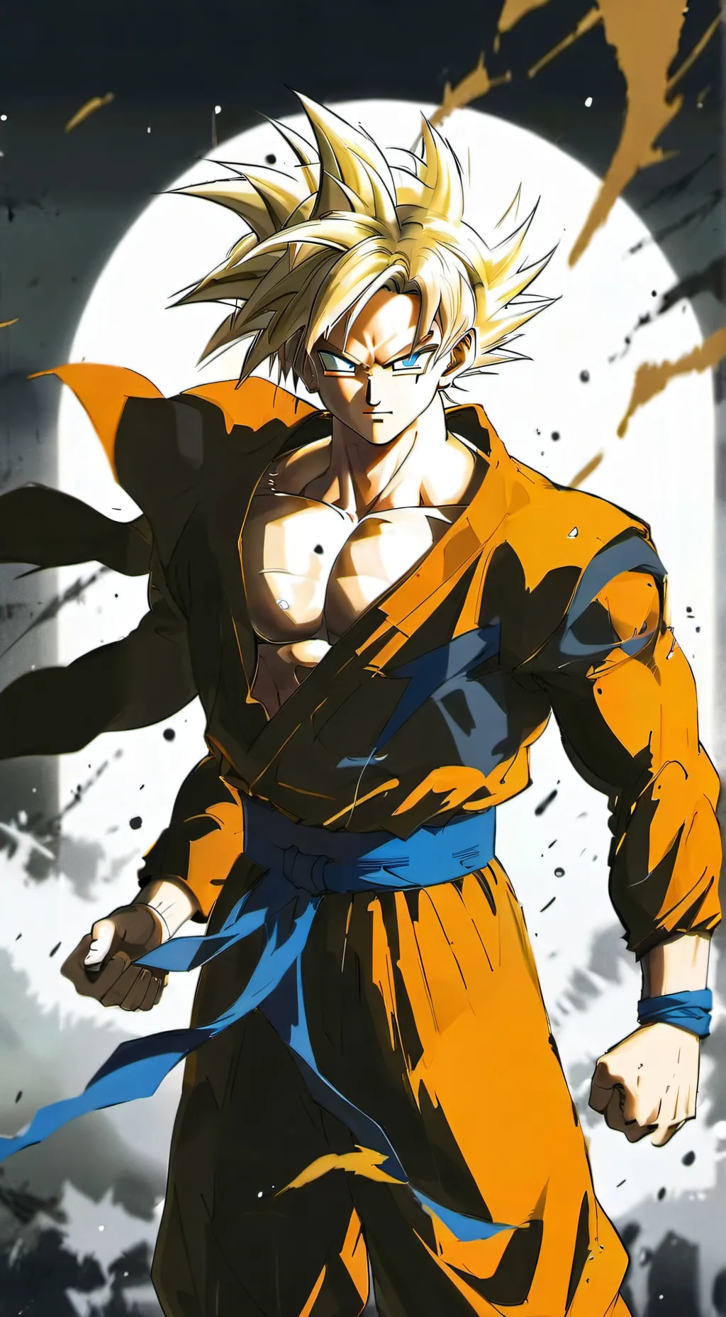 ai character: goku💫💫💫💫💫💫💫💫💫💫💫💫 background