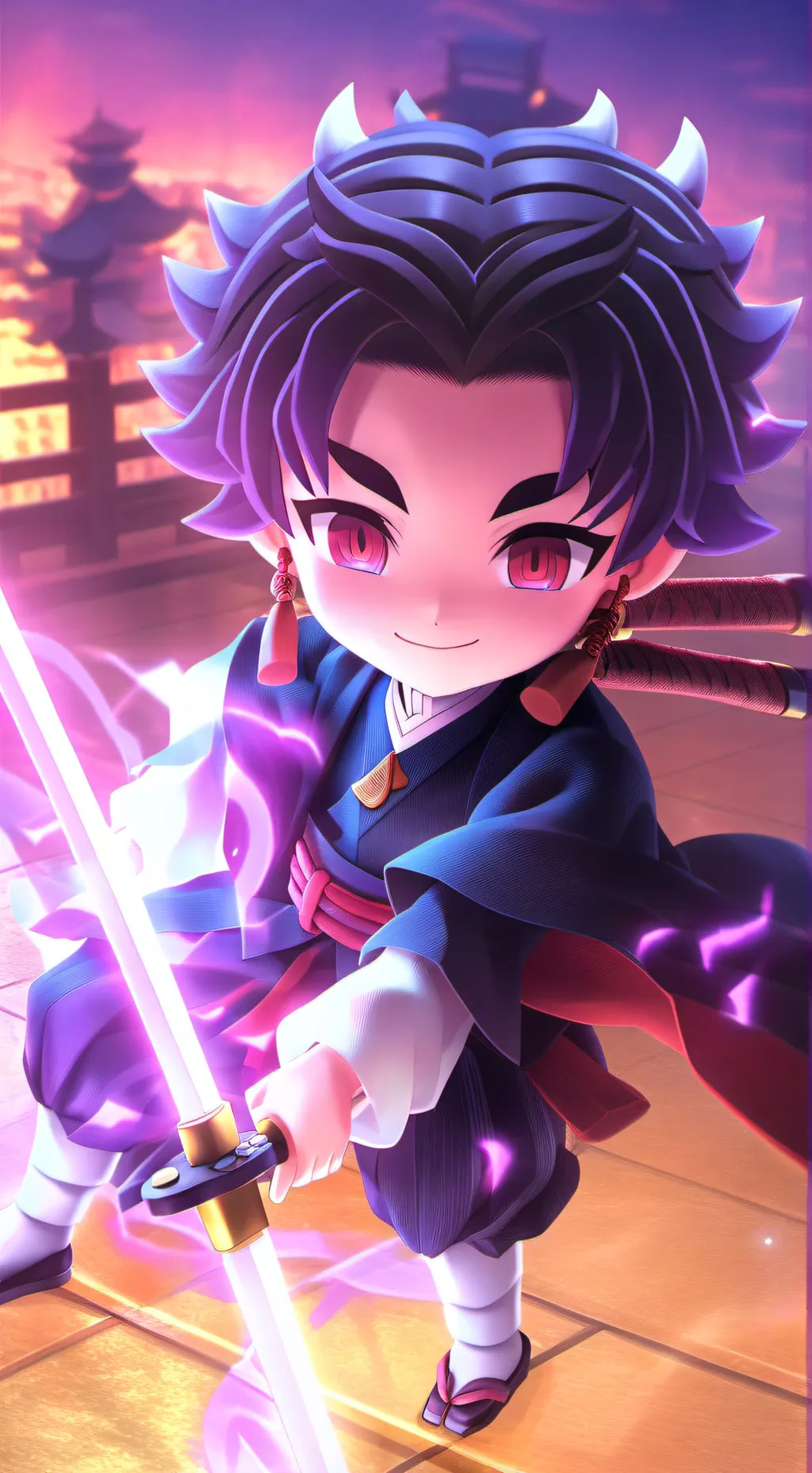 ai character: KNY road trip rage background