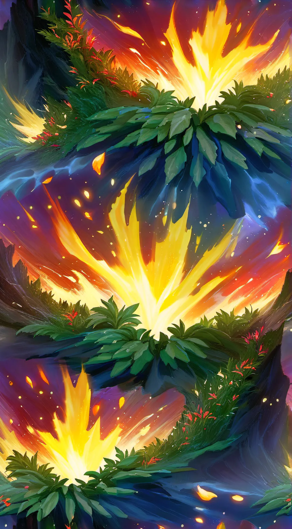 ai character: GROW A GARDEN background