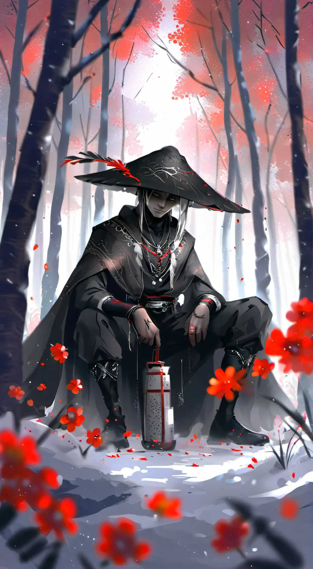 ai character: Manji roku  background