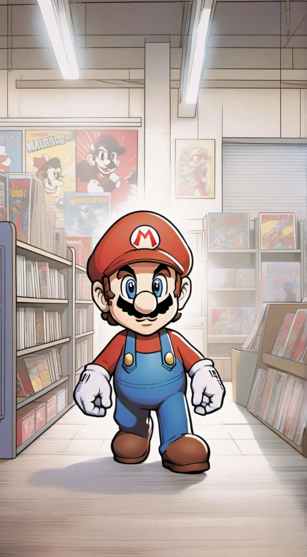 ai character: marioscomics background