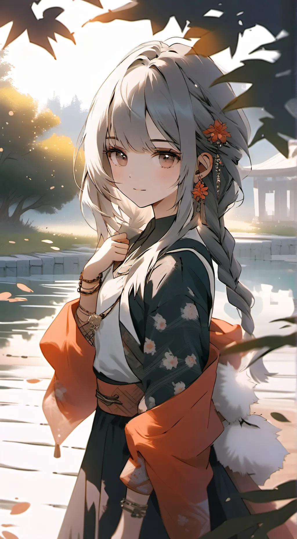 ai character: Sister on cruise background