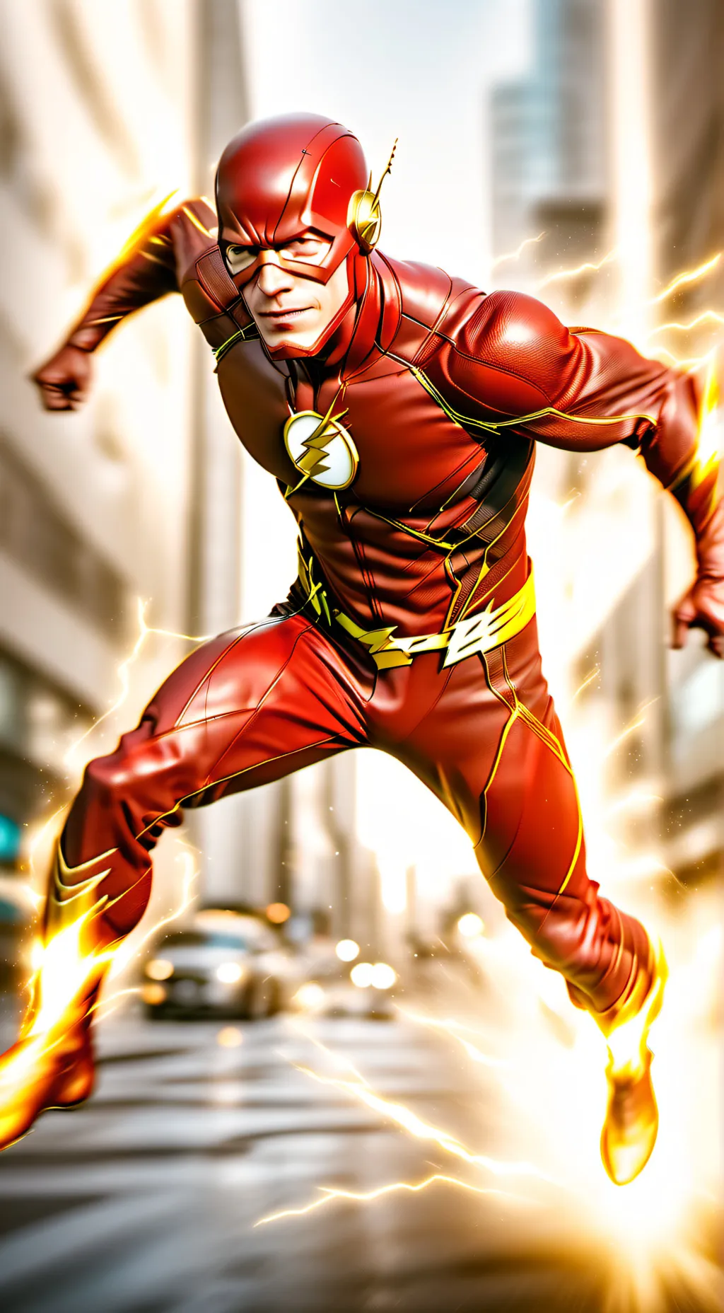 ai character: flash (series)  background