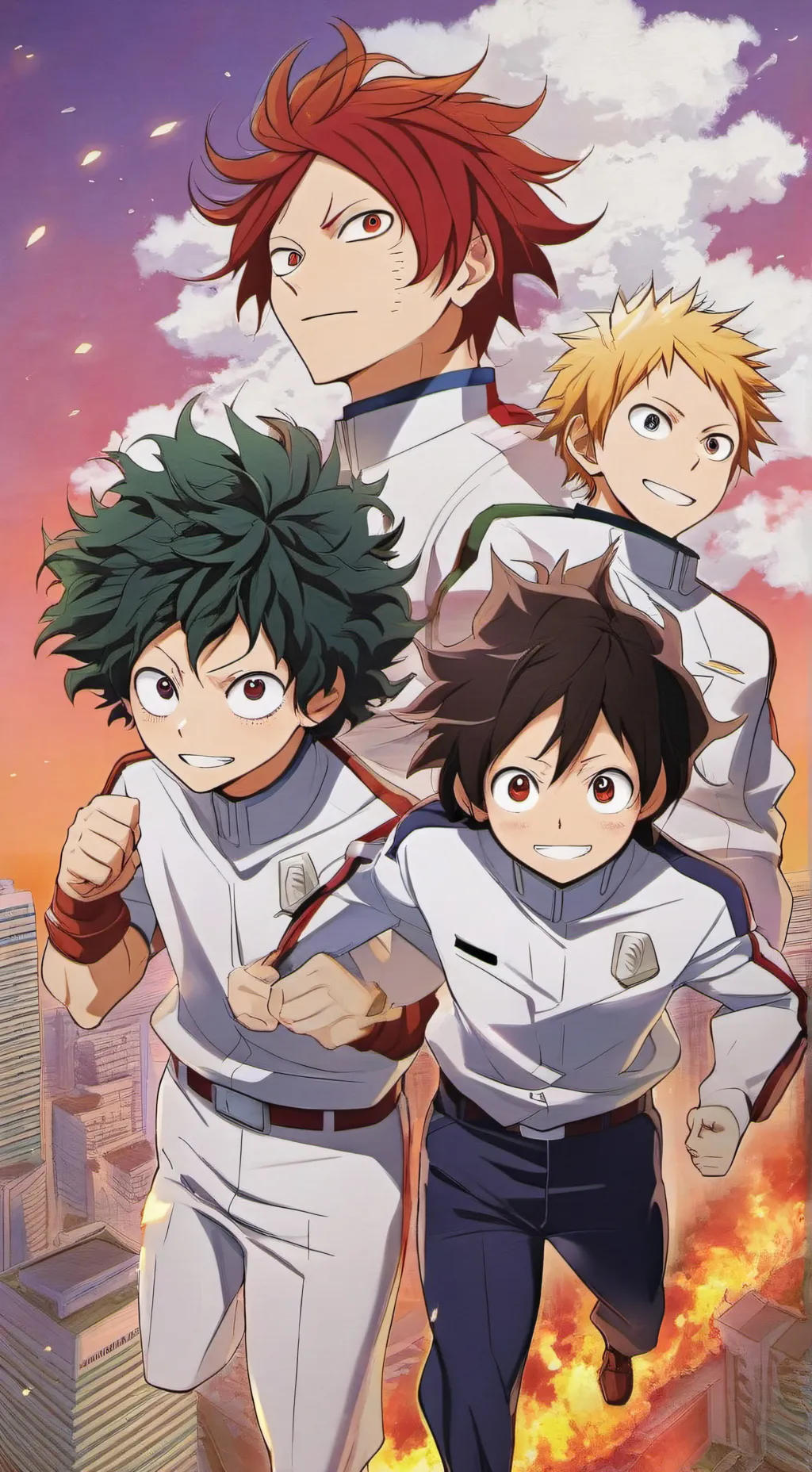 ai character: MHA tu vigilante  background