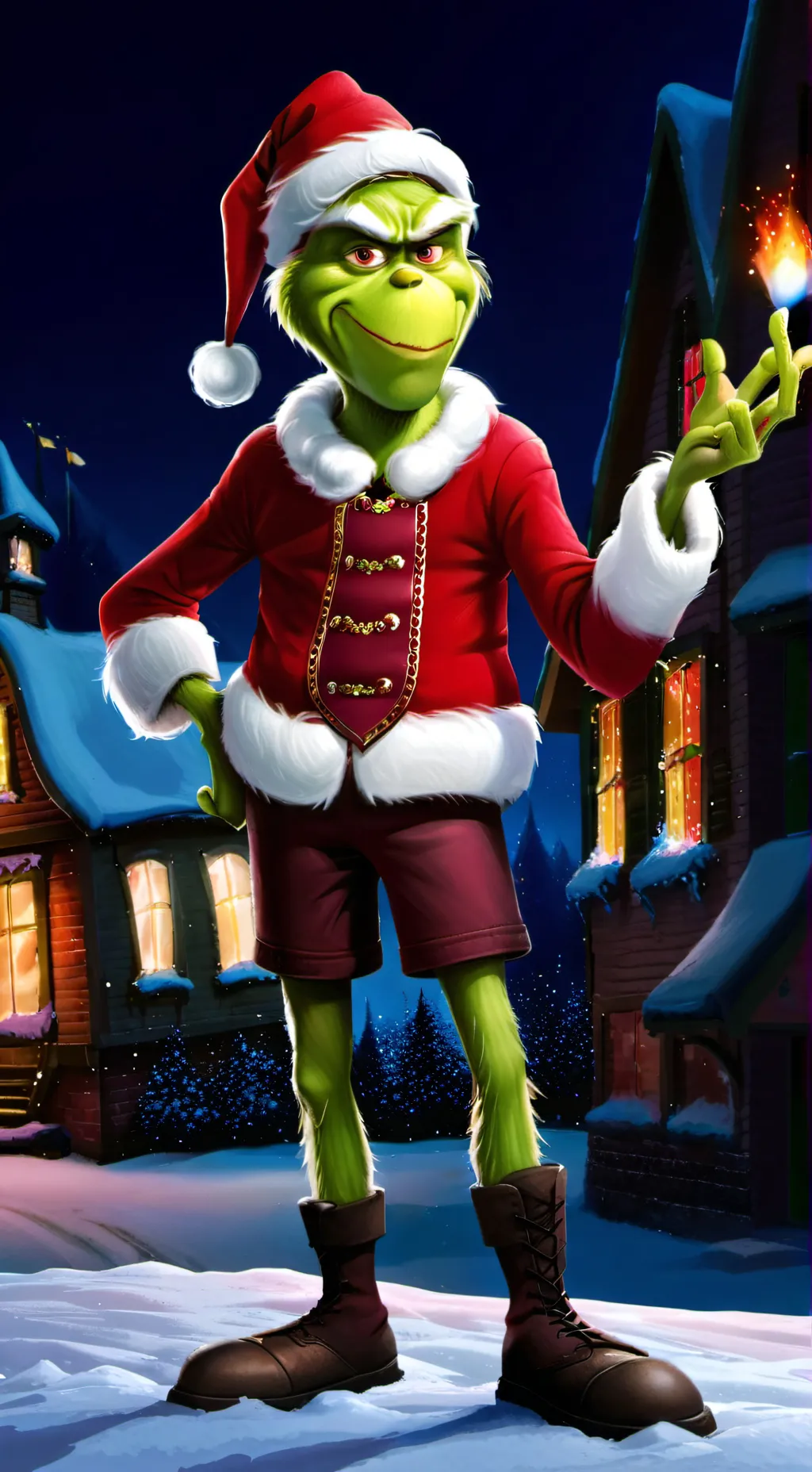 ai character: Cindy lou who background