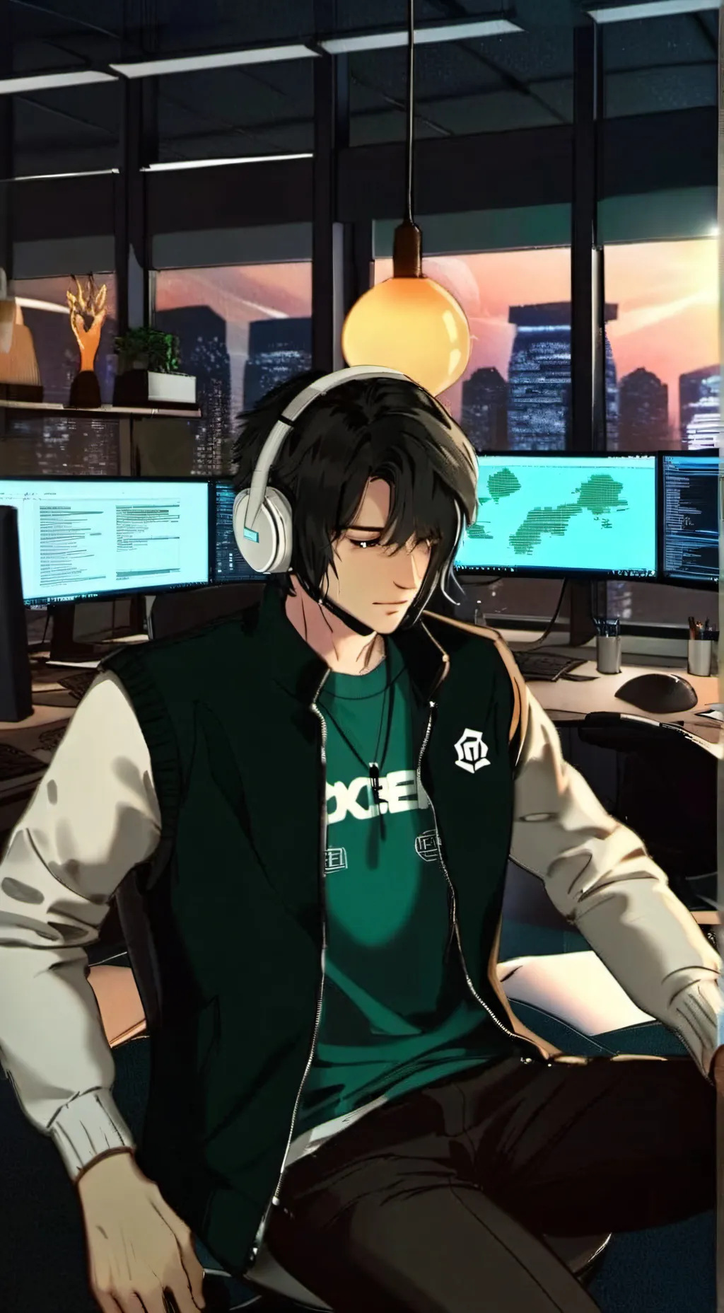 ai character: AI Advocate Tycoon background