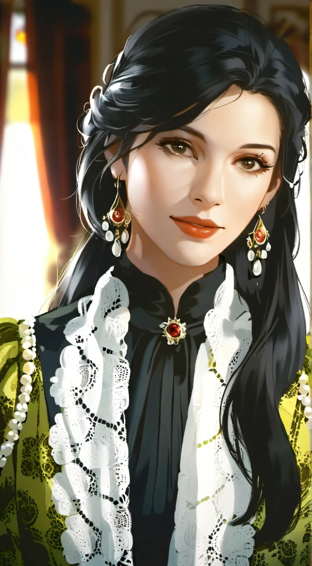 ai character: women background