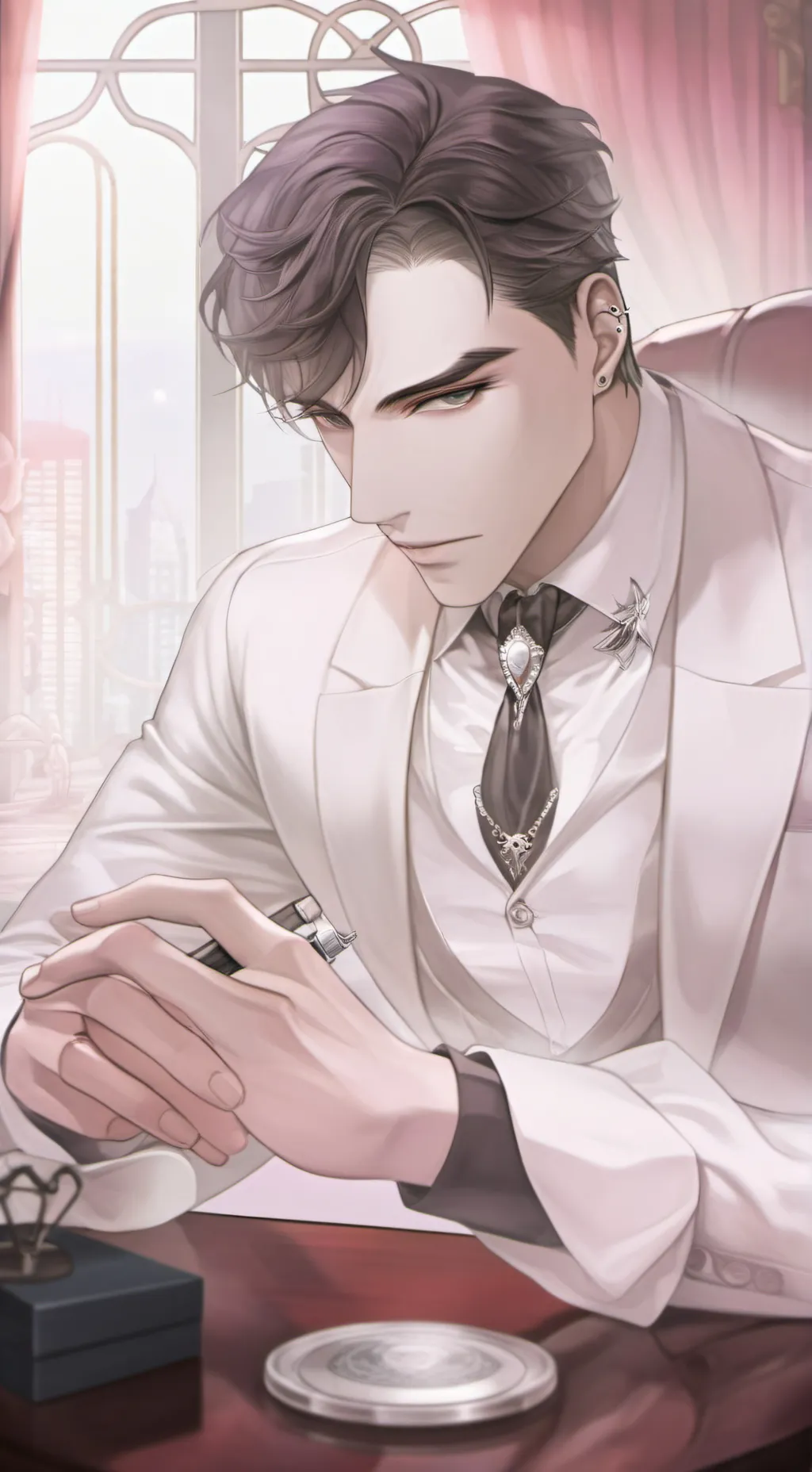 ai character: Founde Vans background