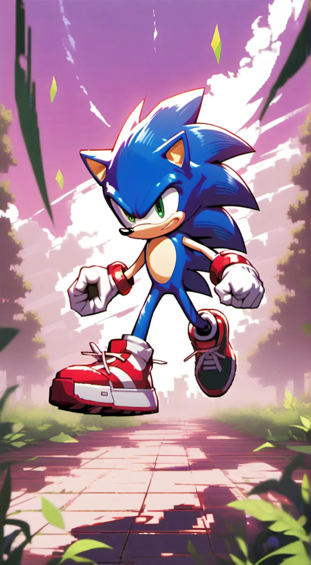 ai character: Sonic crew background