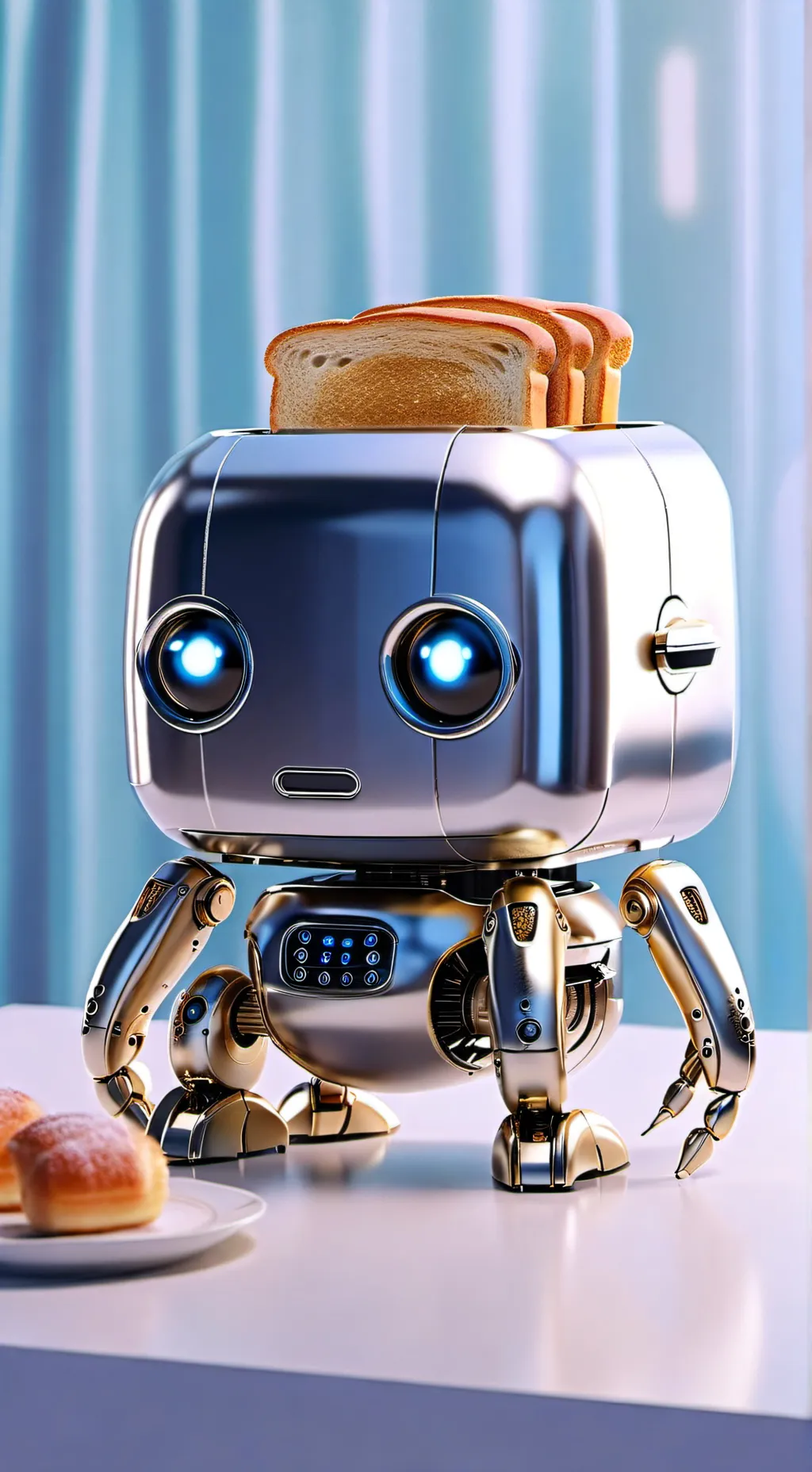 ai character: Тостербот background