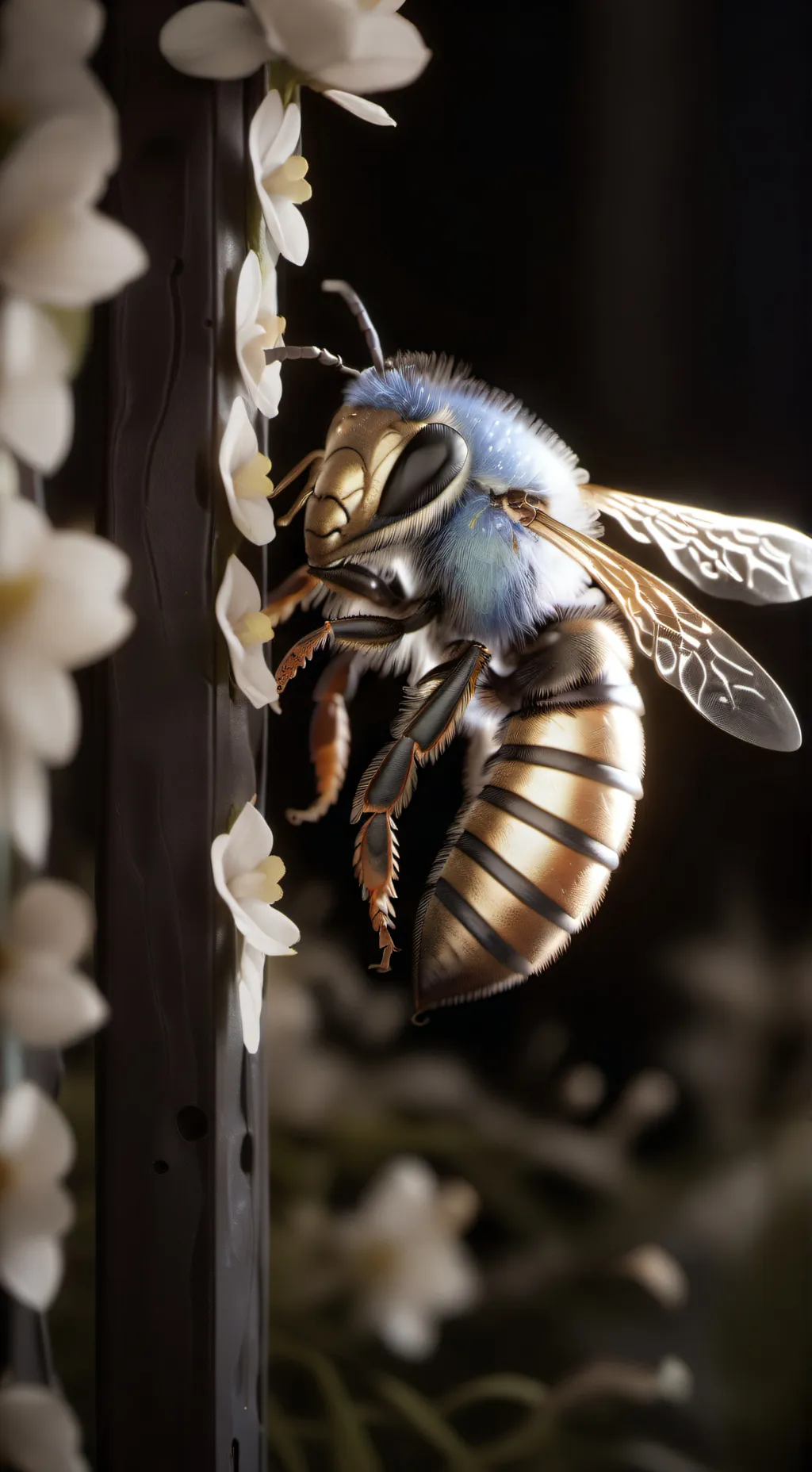 ai character: Bee life  background