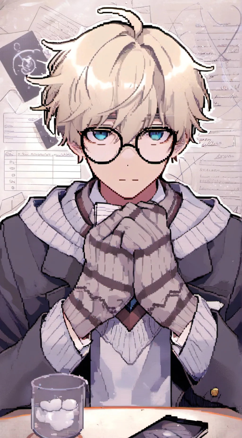 ai character: Cory△ background