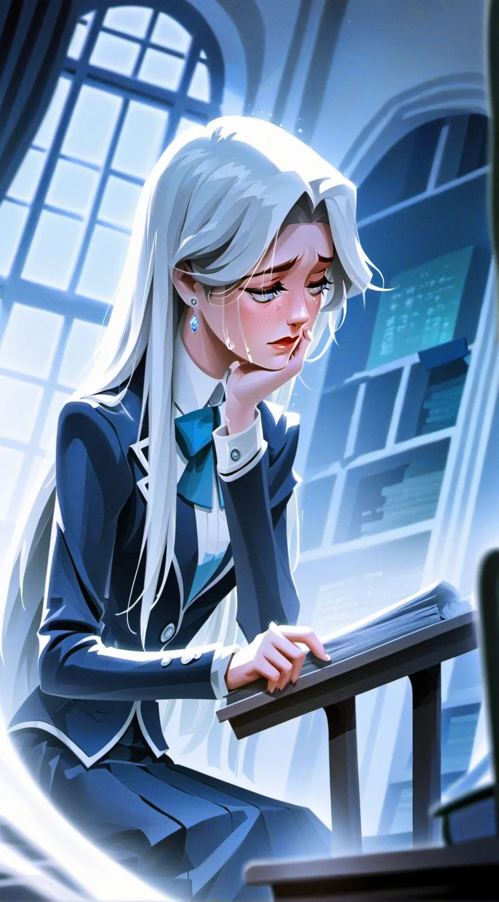 ai character: school background