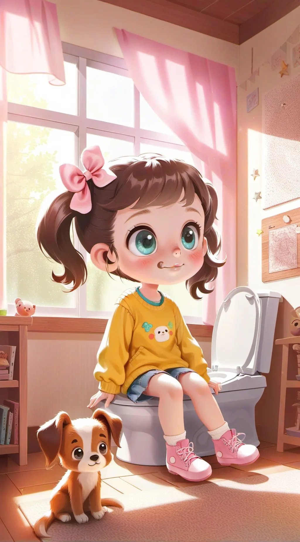 ai character: Лиля  background